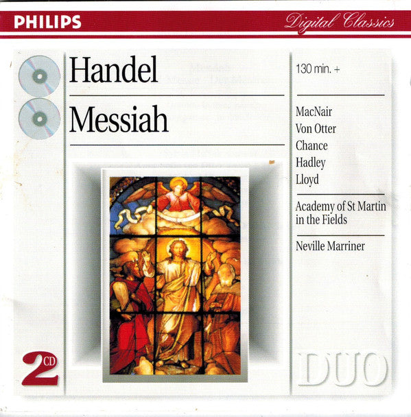 Georg Friedrich Händel, The Academy Of St. Martin-in-the-Fields, Sir Neville Marriner : Messiah (2xCD, Album, RE, EDC)