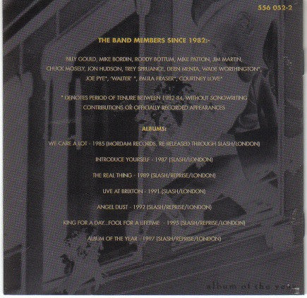 Faith No More : Who Cares A Lot? The Greatest Hits (CD, Album, Comp)