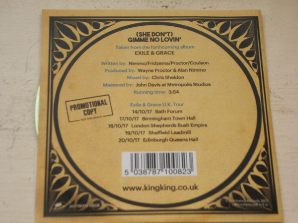 King King : (She Don't) Gimme No Lovin' (CDr, Single, Promo)