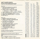Art Garfunkel : Fate For Breakfast (Cass, Album)