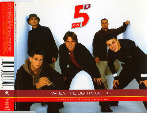 Five : When The Lights Go Out (CD, Single, Enh, CD1)