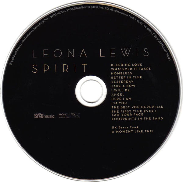 Leona Lewis : Spirit (CD, Album)