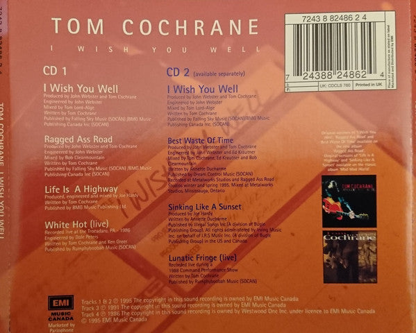 Tom Cochrane : I Wish You Well (CD, Maxi)