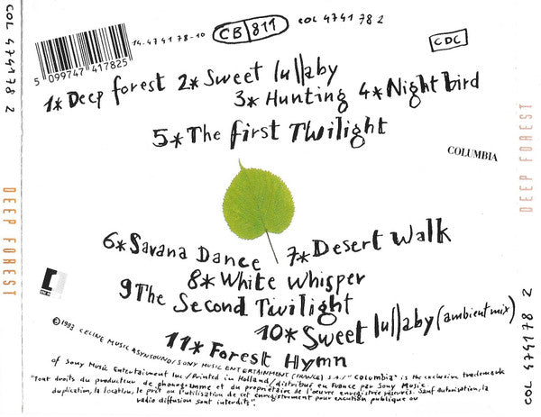 Deep Forest : Deep Forest (CD, Album, RE)