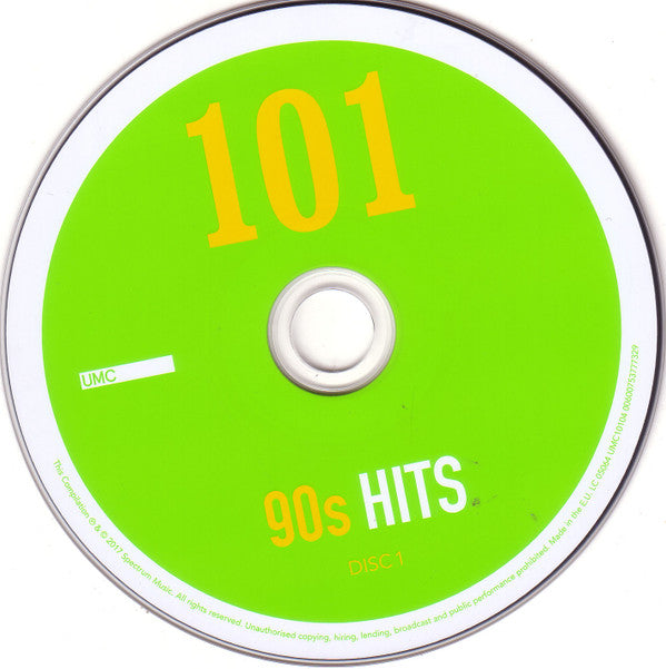 Various : 101 90s Hits (5xCD, Comp)