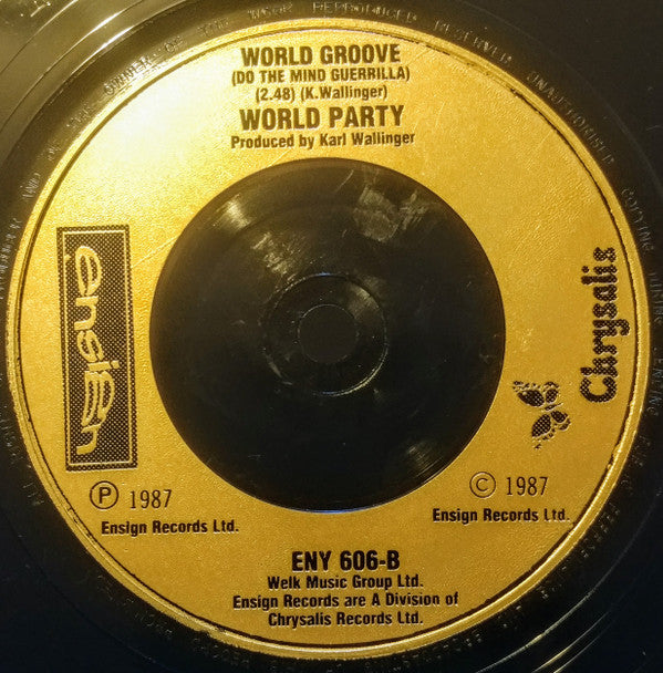 World Party : Ship Of Fools (7", Single, Gol)