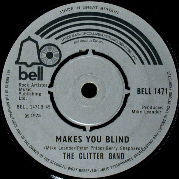 The Glitter Band : People Like You And People Like Me  (7", Single)