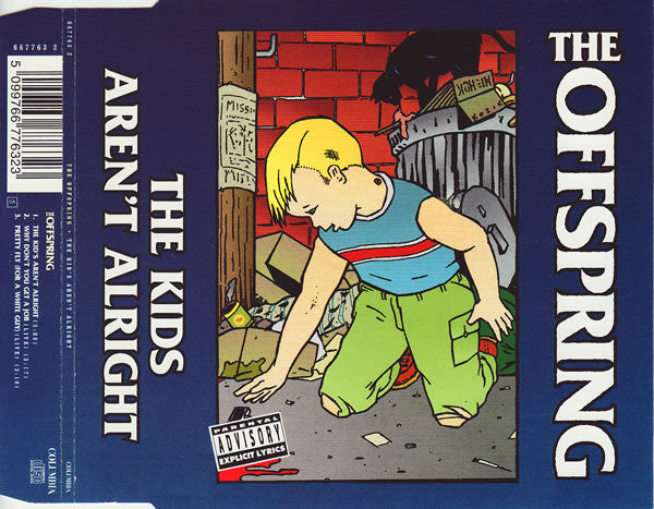 The Offspring : The Kids Aren't Alright (CD, Single, DAD)