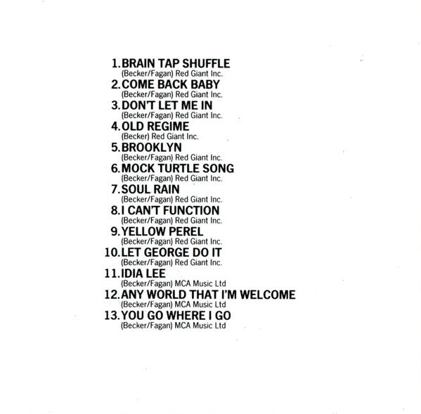 Steely Dan Featuring Walter Becker & Donald Fagen : Steely Dan (CD, Comp, Unofficial)