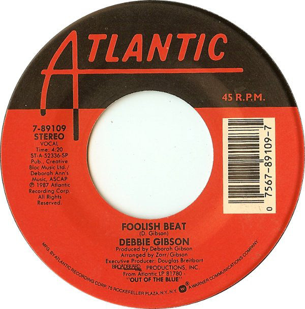 Debbie Gibson : Foolish Beat (7", Single, SP )