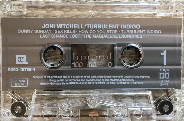 Joni Mitchell : Turbulent Indigo (Cass, Album)