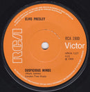 Elvis Presley : Suspicious Minds (7", Single, Sol)