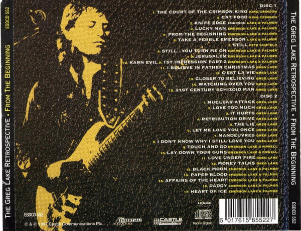 Greg Lake : The Greg Lake Retrospective - From The Beginning (2xCD, Comp)