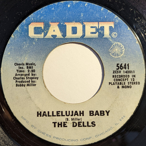 The Dells : I Can Sing A Rainbow / Love Is Blue  (7", Single, Styrene, Pit)