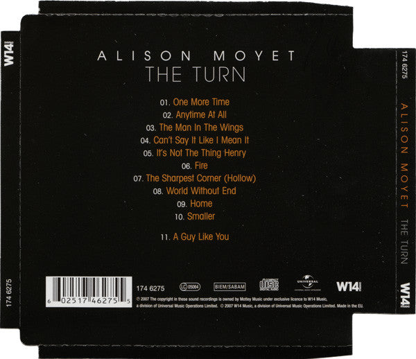 Alison Moyet : The Turn (CD, Album, S/Edition, Sup)