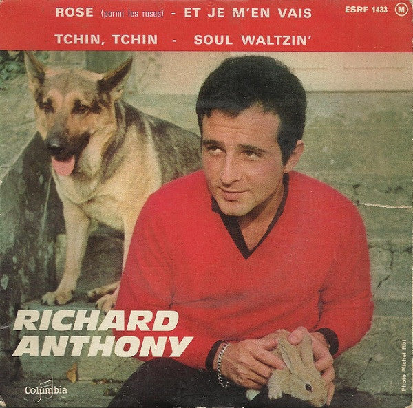 Richard Anthony (2) : Rose (Parmi Les Roses)  (7", EP)