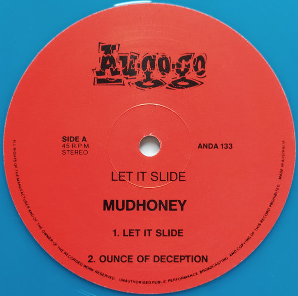 Mudhoney : Let It Slide (10", EP, Blu)