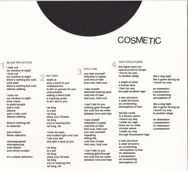 Nots : Cosmetic (CD, Album)