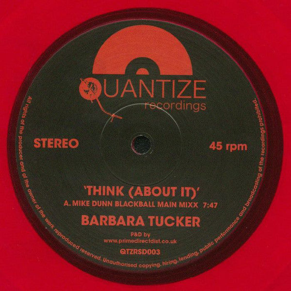 Barbara Tucker : Think (About it) (12", Red)
