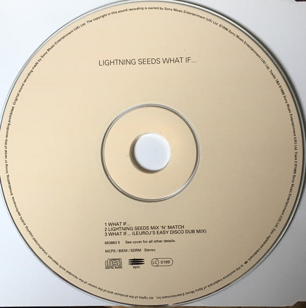 Lightning Seeds : What If... (CD, Single)