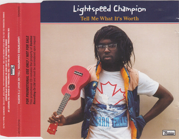 Lightspeed Champion : Tell Me What It's Worth (CD, Single, Promo)