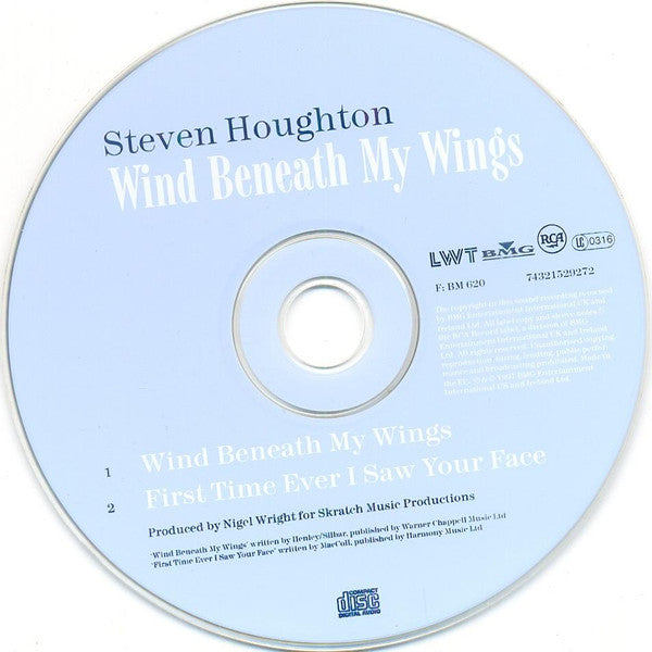 Steven Houghton : Wind Beneath My Wings (CD, Single)