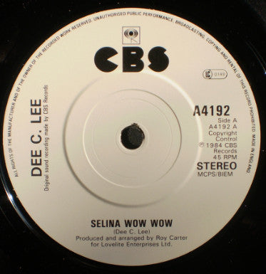 Dee C. Lee : Selina Wow Wow (7", Single)