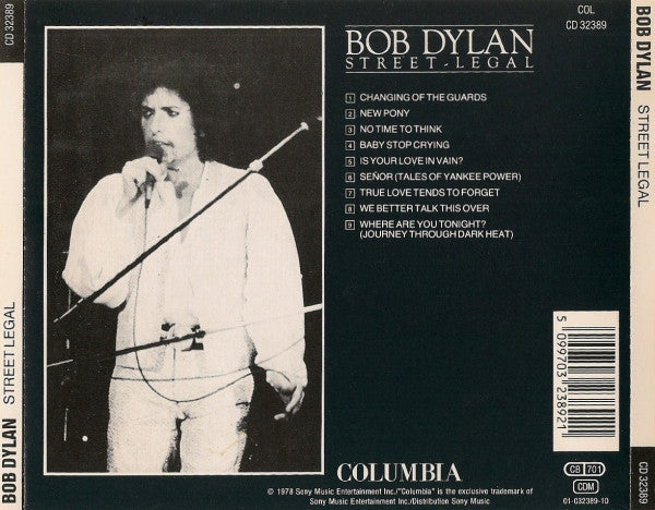 Bob Dylan : Street Legal (CD, Album, RE)