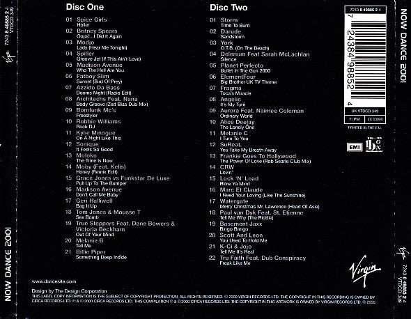Various : Now Dance 2001 (2xCD, Comp)