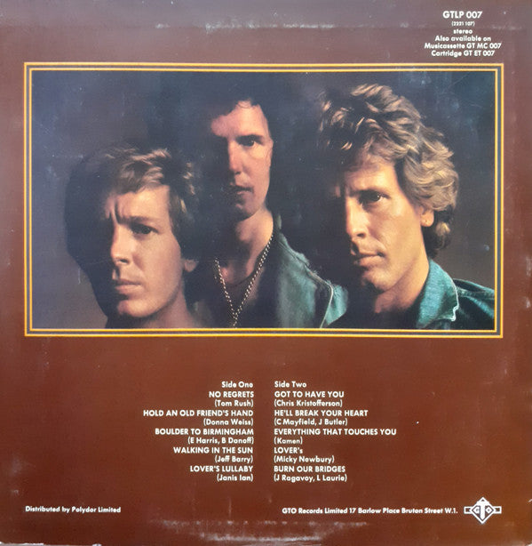 The Walker Brothers : No Regrets (LP, Album)