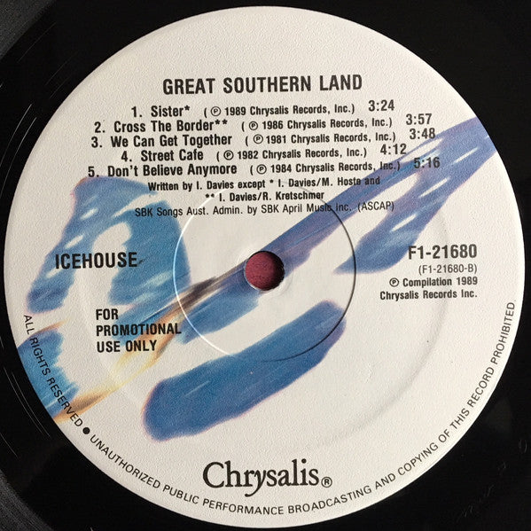 Icehouse : Great Southern Land (LP, Comp, Promo)