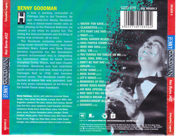 Benny Goodman : Ken Burns Jazz (CD, Comp)