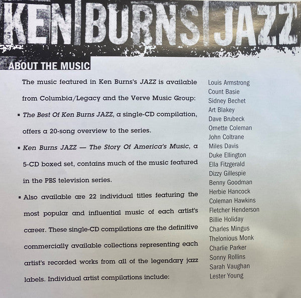 Benny Goodman : Ken Burns Jazz (CD, Comp)