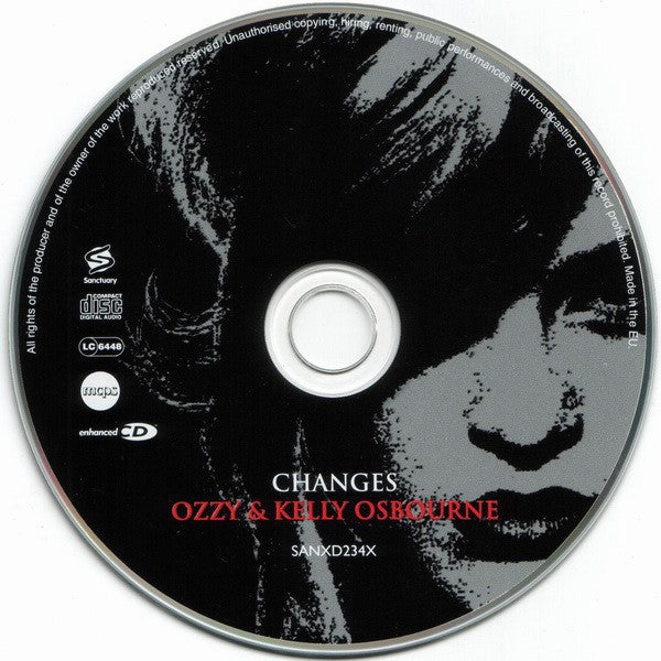 Ozzy Osbourne & Kelly Osbourne : Changes (CD, Single, Enh)