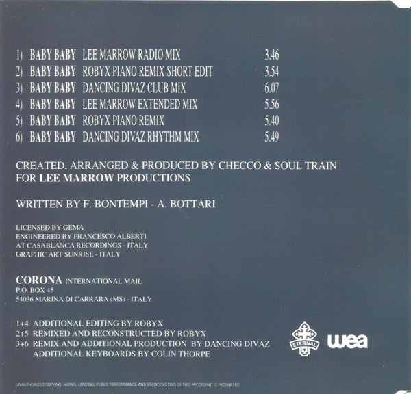 Corona : Baby Baby (CD, Single)