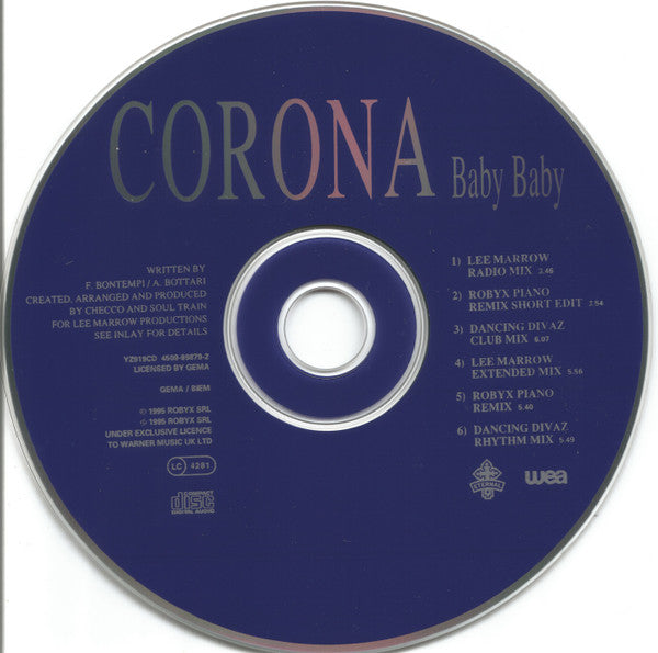 Corona : Baby Baby (CD, Single)