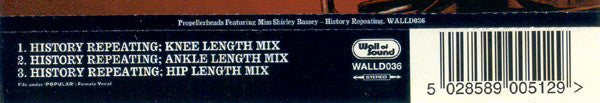 Propellerheads Featuring Miss Shirley Bassey* : History Repeating (CD, Single)