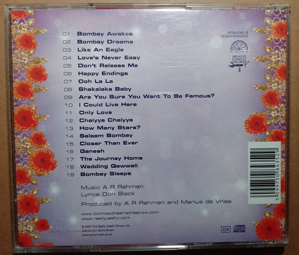 Andrew Lloyd Webber Presents A.R. Rahman : Bombay Dreams (CD, Album)