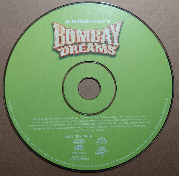 Andrew Lloyd Webber Presents A.R. Rahman : Bombay Dreams (CD, Album)