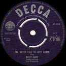 Billy Fury : In Summer (7", Single)