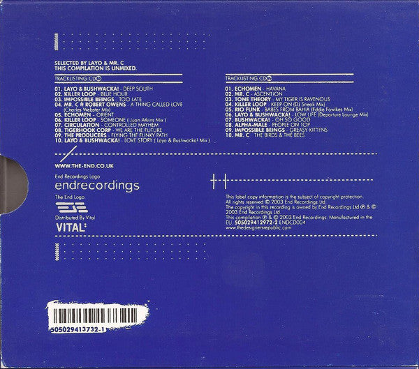 Various Selected By Layo* & Mr. C : End 050. End Recordings 1995 - 2002 (2xCD, Comp)
