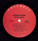 Leonard Cohen : Recent Songs (LP, Album, RE)