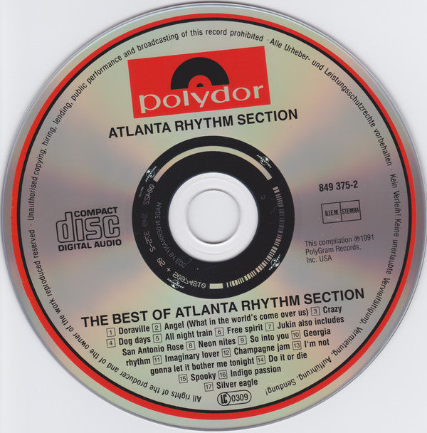 Atlanta Rhythm Section : The Best Of Atlanta Rhythm Section (CD, Comp, RE)