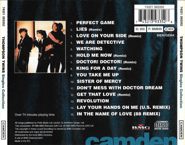 Thompson Twins : Singles Collection (CD, Comp)