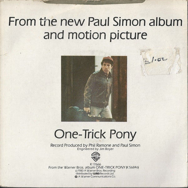 Paul Simon : Late In The Evening (7", Single)