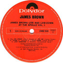 James Brown : James Brown Live And Low-Down At The Apollo Vol. 1 (LP, Album, RE)