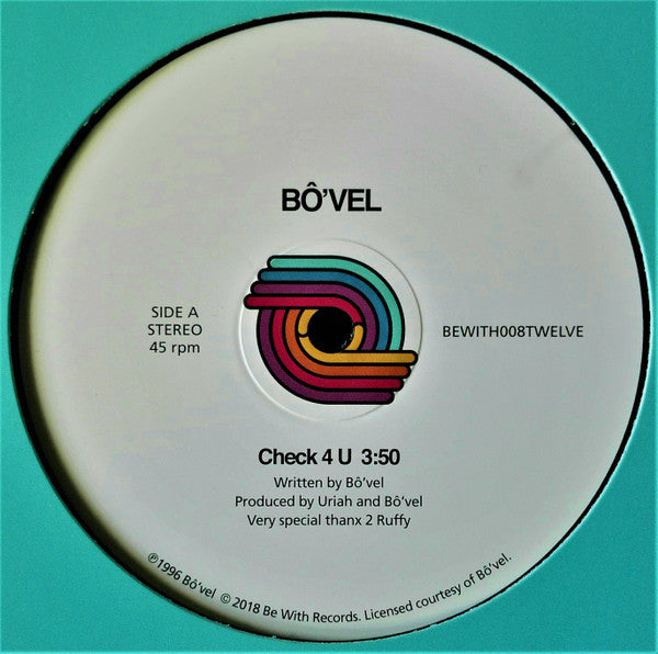 Bô'vel : Check 4 U (12", Single, Ltd, RM, 180)