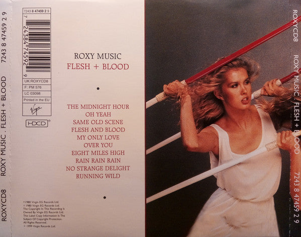 Roxy Music : Flesh + Blood (HDCD, Album, RM, RP, Med)