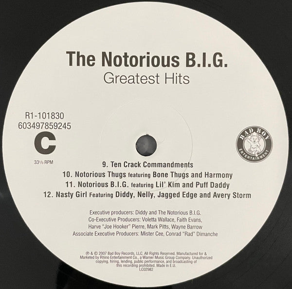 Notorious B.I.G. : Greatest Hits (2xLP, Comp, RE)