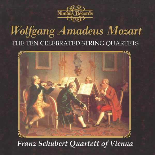 Wolfgang Amadeus Mozart, Franz Schubert Quartet Of Vienna : The Ten Celebrated String Quartets (5xCD, Album + Box)